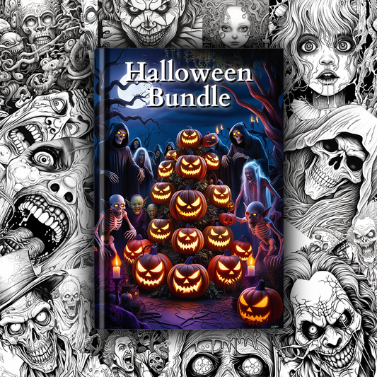 Halloween Coloring Bundle (300+ pages)