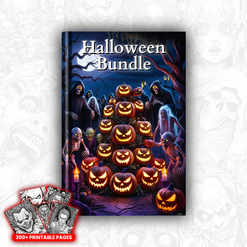 Halloween Coloring Bundle