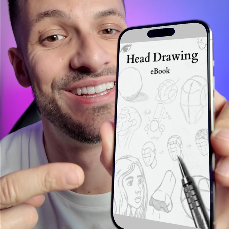 Head Drawing eBook + Workbook